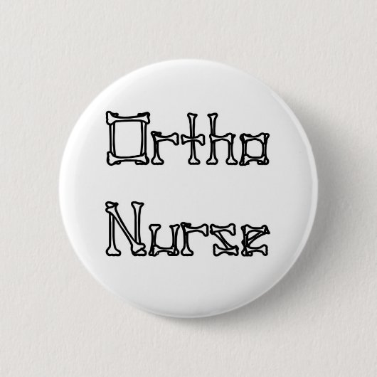 Ortho Nurse Ronde Button 5,7 Cm (Voorkant)