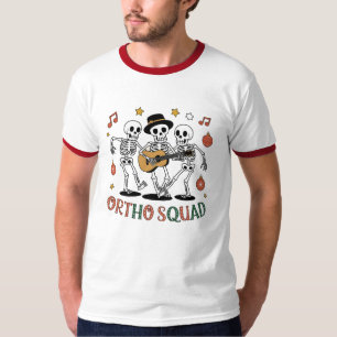 Ortho Squad dansende skeletten T-shirt