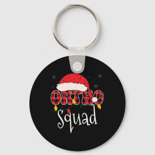 Ortho Squad geruite leuke kerst orthopedie bemanni Sleutelhanger