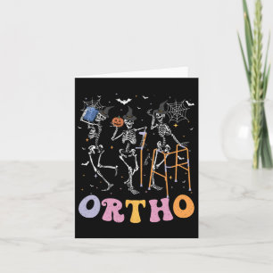 Ortho Squad Halloween Pompoen Dansen Orthopedisch Kaart