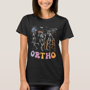 Ortho Squad Halloween Pompoen Dansen Orthopedisch  T-shirt