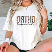 Ortho Squad, Leopard Print Orthopedische Verpleegs T-shirt