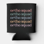 Ortho Squad Orthodontist Orthopedica Nurse Gift Blikjeskoeler (Voorkant)