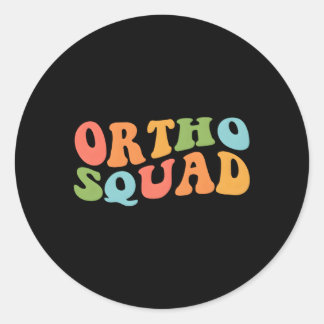 Ortho Squad Orthopedie Arts Verpleegkundige Assist Ronde Sticker