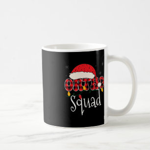 Ortho Squad Plaid Fun Christmas Orthopedie Crew X Koffiemok