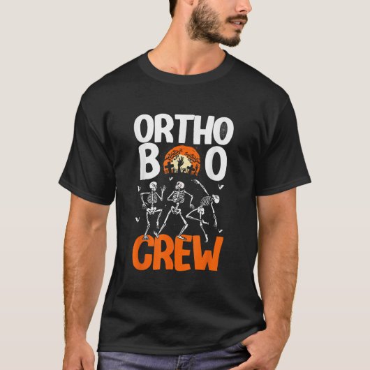 Ortho Squad Spooky Orthopedisch Halloween Boo T-shirt (Voorkant)
