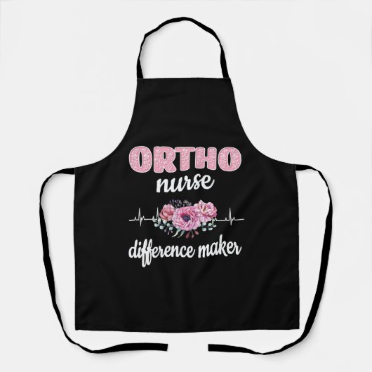 Ortho Verpleegkundige Gift RN Orthopedisch Verplee Schort (Voorkant)