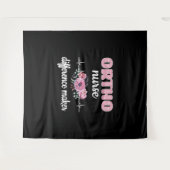 Ortho Verpleegkundige Gift RN Orthopedisch Verplee Wandkleed (Voorkant (horizontaal))