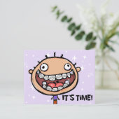 Orthodontale Kantoor Benoemingsherinneringskaart Briefkaart (Staand voorkant)