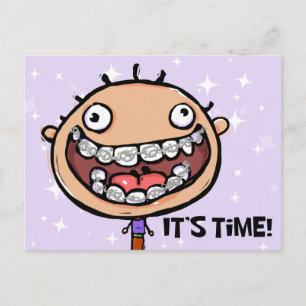 Orthodontale Kantoor Benoemingsherinneringskaart Briefkaart