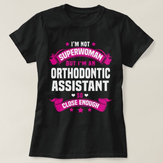Orthodontisch assistent t-shirt (Design voorkant)