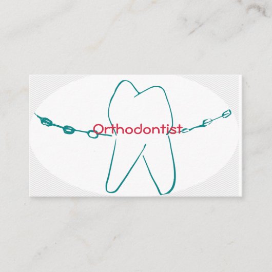Orthodontisch visitekaartje (Voorkant)