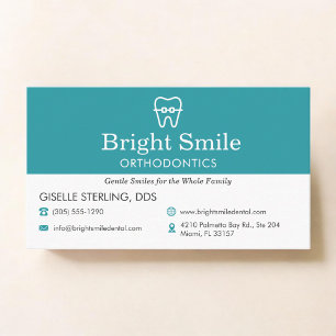 Orthodontische praktijk  visitekaartje