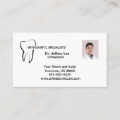 Orthodontische praktijk visitekaartje (Voorkant)