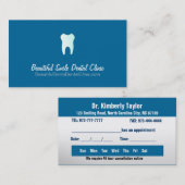 Orthodontist Afspraakkaarten - Kleur veranderlijk Afsprakenkaartje (Voorkant / Achterkant)