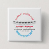 Orthodontist blokkeert Button voor tandheelkundige (Voorkant)