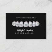 Orthodontist Braces Tandarts Standaard Visitekaart Visitekaartje (Voorkant)