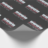 Orthodontist brengt Teeth Together Cute Braces Cadeaupapier (Hoek)