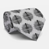 Orthodontist caduceus stropdas (Opgerold)