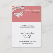 Orthodontist Dentist Dental Braces Visitekaartje (Achterkant)