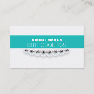 Orthodontist Dentist Dental Braces Visitekaartje