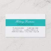 Orthodontist Dentist Dental Braces Visitekaartje (Achterkant)