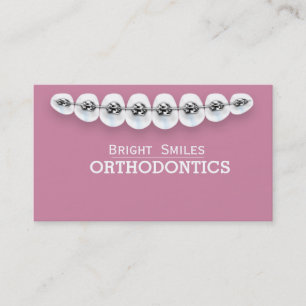 Orthodontist Dentist Standard Visitekaartje