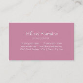 Orthodontist Dentist Standard Visitekaartje (Achterkant)