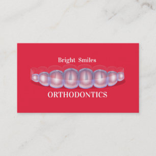 Orthodontist Dentist Visitekaartje