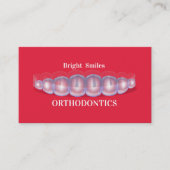 Orthodontist Dentist Visitekaartje (Voorkant)