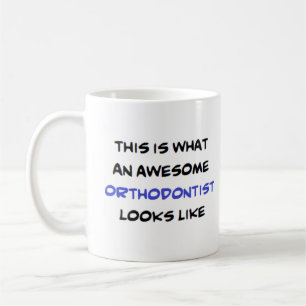 orthodontist, geweldige koffiemok