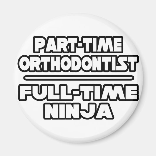 Orthodontist / Ninja Magneet (Voorkant)