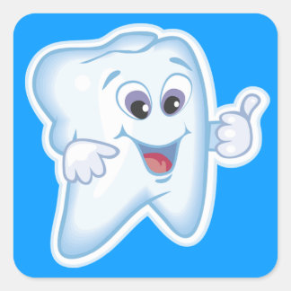 Orthodontist Orthodontist Orthodontie Vierkante Sticker