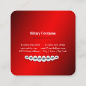 Orthodontist Orthodontist Visitekaartje van de Den (Achterkant)