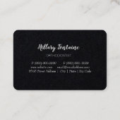 Orthodontist races Dentist Standard Visitekaartje (Achterkant)