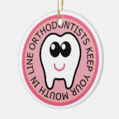 Orthodontist Tooth Ornament Keepomwille Gift (Links)