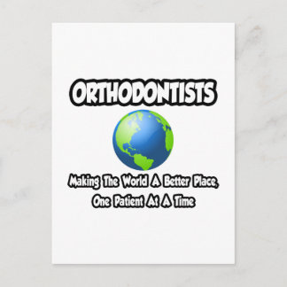 Orthodontisten...De wereld verbeteren Briefkaart