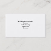 Orthodontistische Visitekaartjes (Achterkant)