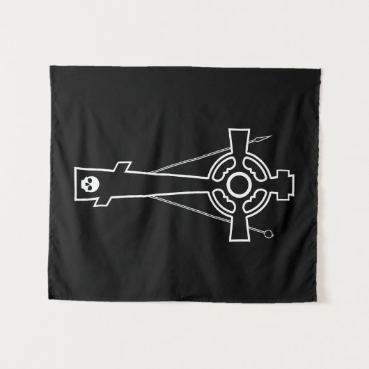 Orthodox Celtic Cross versie 2 Wandkleed (Voorkant (horizontaal))