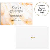 Orthodox Christelijk doopsel Bedankkaart