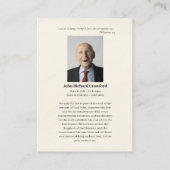 Orthodox Christelijk Foto Memorial Prayer Kaart Plaatskaartje (Achterkant)