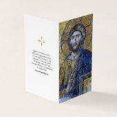 Orthodox Christelijk Fotomonument Dank u Visitekaartje (Buitenkant)