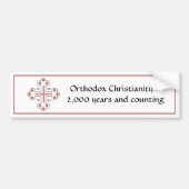Orthodox Christelijk gedurende 2.000 jaar en getel Bumpersticker (Voorkant)