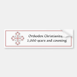 Orthodox Christelijk gedurende 2.000 jaar en getel Bumpersticker