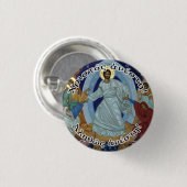 Orthodox Christelijk Grieks Christus is verrezen 2 Ronde Button 3,2 Cm (Voorkant /achterkant)