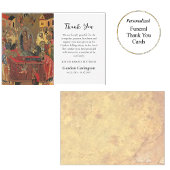 Orthodox Christelijk icoon begrafenis Bedankkaart