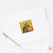 Orthodox Christelijk Icoon van St. Innocentius van Vierkante Sticker (Envelop)