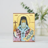 Orthodox Christelijk Icoon van St. Marcus van Efez Briefkaart (Staand voorkant)