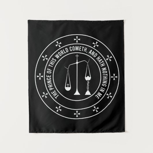 Orthodox Christelijk John 14:30 Tollhouse Wandkleed (Voorkant)