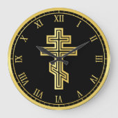 Orthodox Christelijk Kruis Grote Klok (Voorkant)